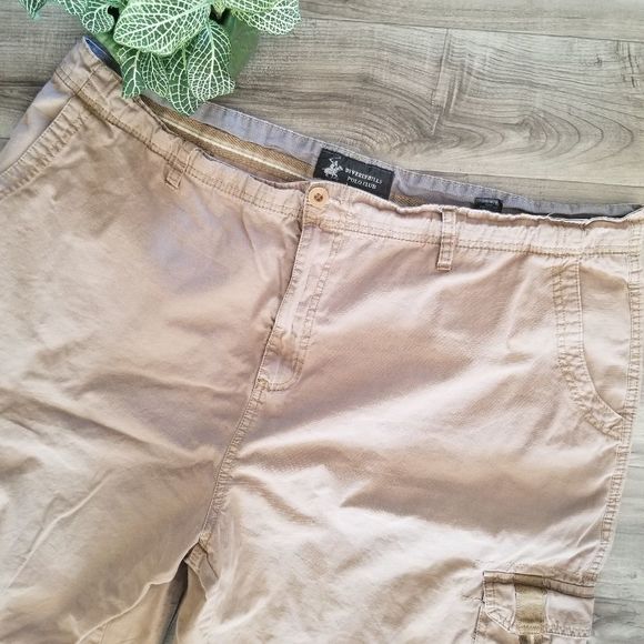 Beverly Hills Polo Club khaki cargo shorts size 46 - Picture 4 of 6